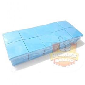 Caixinha de acrilico 4x4 - Kit c/ 10 pçs - Azul Bebê