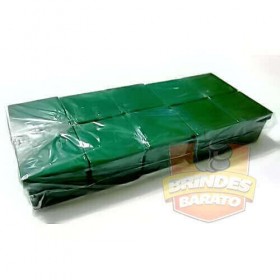 Caixinha de acrilico 5x5 - Kit c/ 10 pçs - Verde Folha