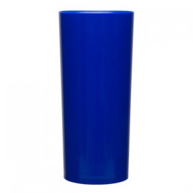 Copo Long Drink Azul Royal 300ml - Kit c/ 10 unidades