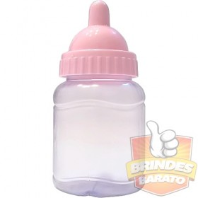 Mini Mamadeira 50ml - Bico Rosa Bebê